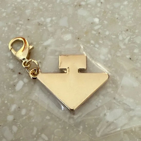 Prada Pink and Gold Keychain Charm - Picture 2 of 3
